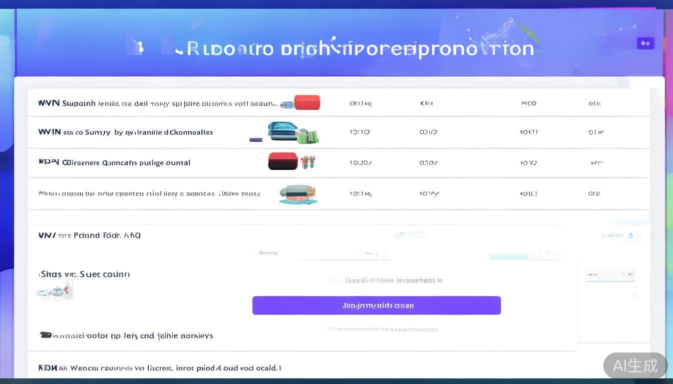 全面详解6VPN账号注册、使用流程与安全保障指南 2.选择套餐与注册方式:6vpn提供多种套餐,可根